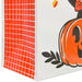 6.5-inch Halloween gift bag featuring a cute black cat sitting inside a smiling jack-o'-lantern pumpkin with a matching gift tag, perfect for candy, treats, party favors, and small Halloween gifts.