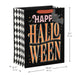 This Hallmark 13" Orange Letters with Bats on Black Large Halloween Gift Bag With Gift Tag makes Halloween gift-giving fun, festive, and effortless. 