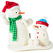 Snowball Fight musical snowmen plush with motion, 10-inch festive Christmas decoration.