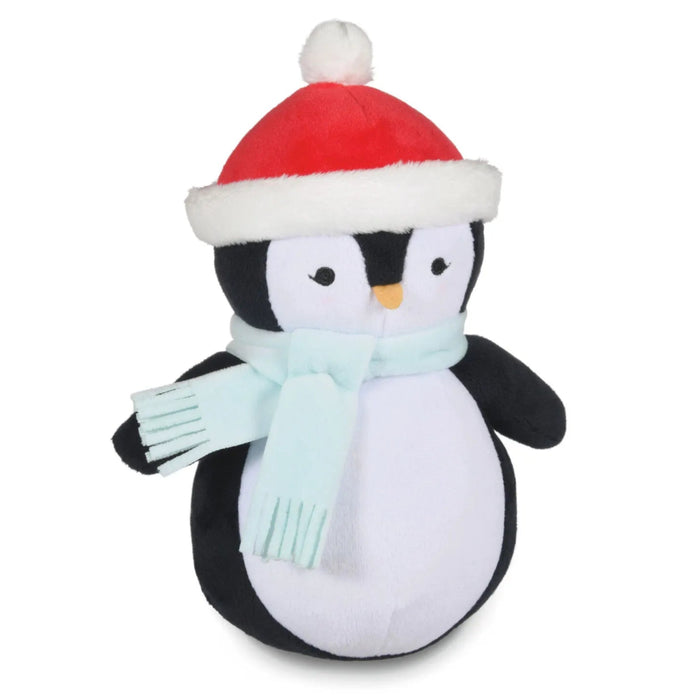 Festive Penguin Plush 6-inch Christmas penguin stuffed animal with a cheerful holiday design