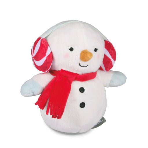 Festive Snowman Plush 6-inch Christmas snowman stuffed animal with a cheerful holiday design