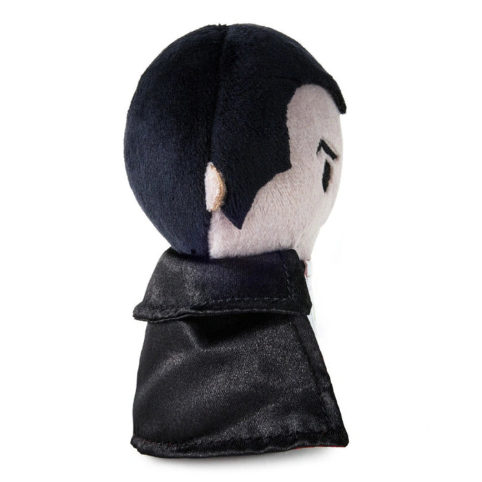 This Hallmark itty bittys® Universal Monsters Dracula Plush brings a classic horror icon to life in a fun and collectible design. 