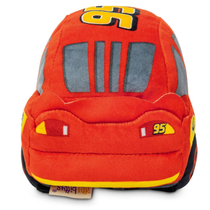 This Hallmark itty bittys® Disney/Pixar Cars Lightning McQueen Plush With Pullback Motion combines cuddly softness with interactive racing fun.
