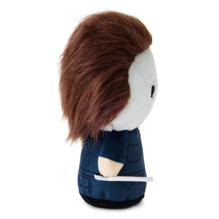 This Hallmark itty bittys® Halloween II Michael Myers Plush brings the legendary horror movie character to life in an adorable collectible design. 