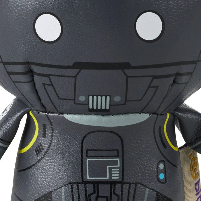 Zoomed‑in view of the plush’s expressive eyes and signature features
