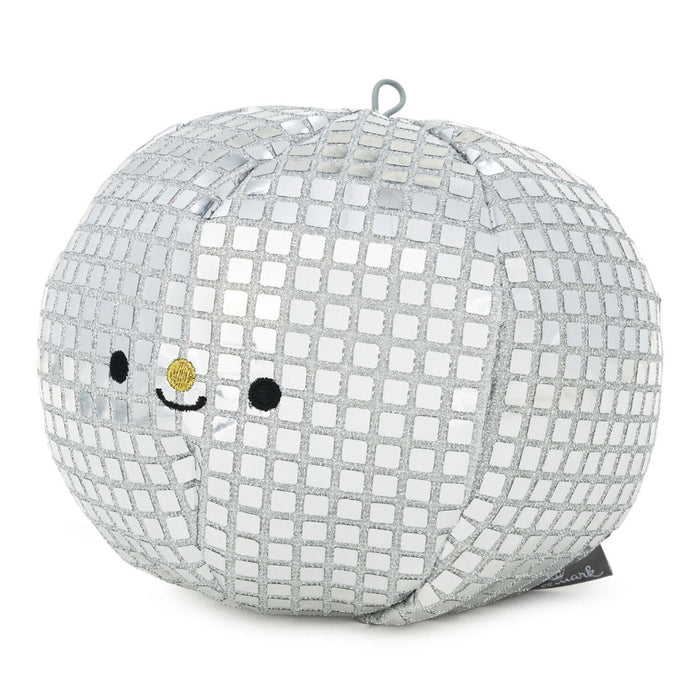 Small Disco Ball Plush With Sound, 6"