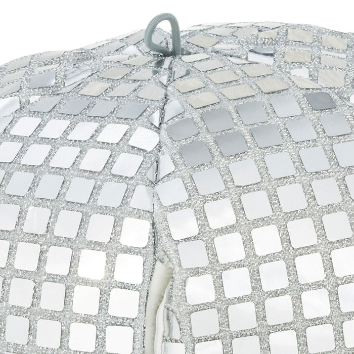 Small Disco Ball Plush With Sound, 6"