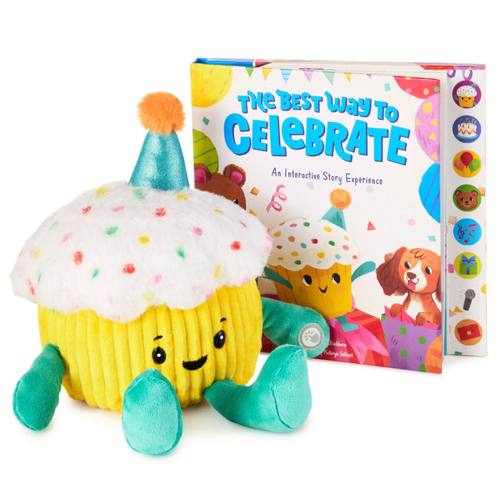 Hallmark : The Best Way to Celebrate Interactive Cupcake Plush and Book With Sound