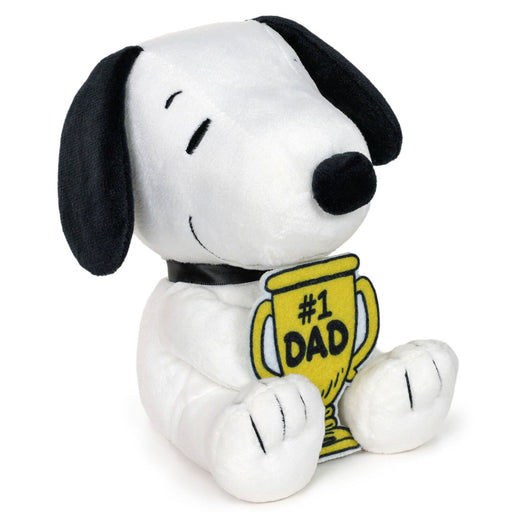 Peanuts® Snoopy Father's Day Plush With Felt #1 Dad Trophy, 6.5"