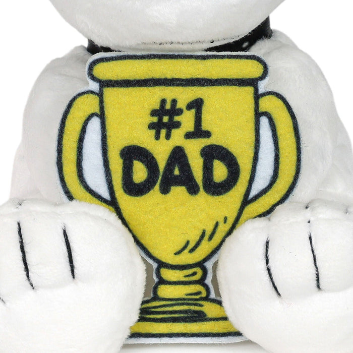 Peanuts® Snoopy Father's Day Plush With Felt #1 Dad Trophy, 6.5"