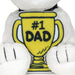 Peanuts® Snoopy Father's Day Plush With Felt #1 Dad Trophy, 6.5"