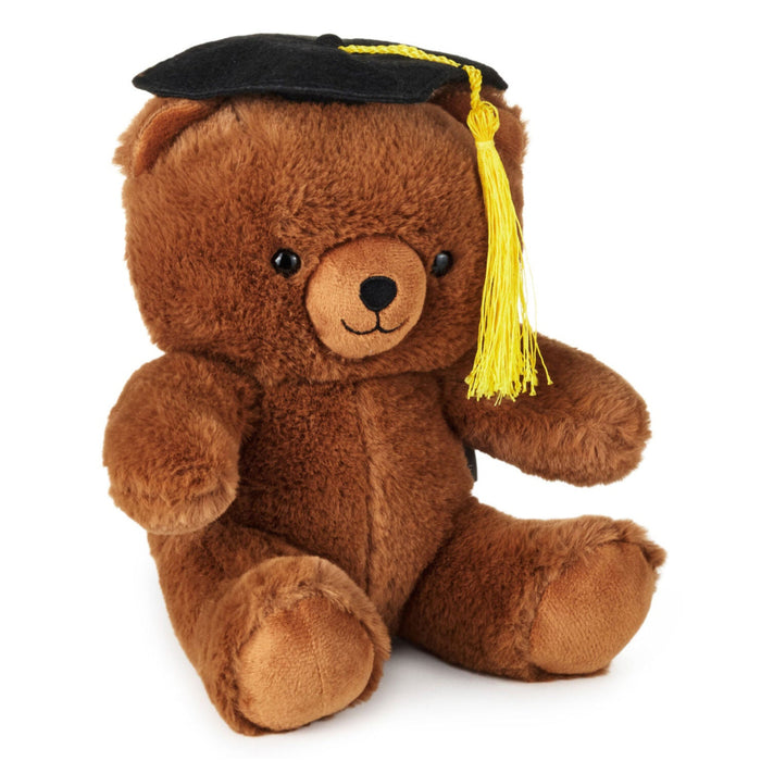 Brown Bear in Grad Cap Plush