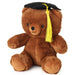 Brown Bear in Grad Cap Plush