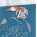Close-up of medium steel blue Mother’s Day gift bag