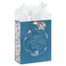 Medium Mother’s Day gift bag on a white background, featuring a circular floral design and “Happy Mother’s Day” message
