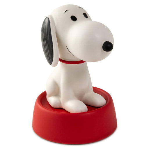 Snoopy on Dog Bowl Stacking Salt and Pepper Shakers