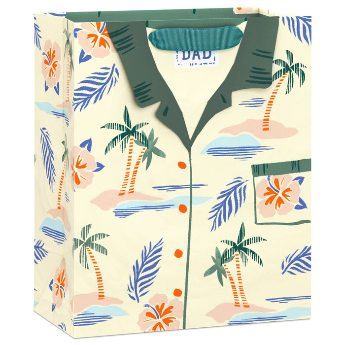 Hawaiian Shirt Medium Father's Day Gift Bag