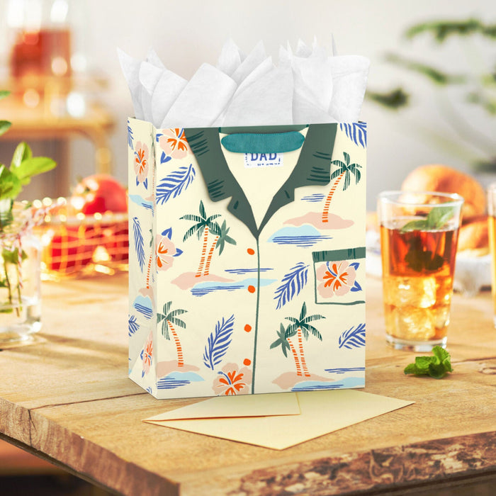 Hawaiian Shirt Medium Father's Day Gift Bag