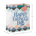 Hallmark : 13" Happy Father's Day Argyle Large Gift Bag