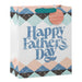 Hallmark : 13" Happy Father's Day Argyle Large Gift Bag