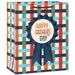 Blue Ribbon on Basketweave Medium Father's Day Gift Bag