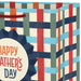 Blue Ribbon on Basketweave Medium Father's Day Gift Bag