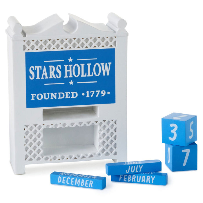 Hallmark : Gilmore Girls Stars Hollow Town Sign Perpetual Calendar