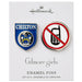 Chilton and No Cell Phone Signs Enamel Pins