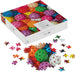 Prismatic Pickleballs 550-piece jigsaw puzzle featuring a colorful pattern of vibrant pickleballs.