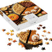 Save Room for Pie 1000-piece jigsaw puzzle featuring a charming pie-themed design with colorful food-inspired artwork.