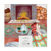 Let's Get Cozy Fireside Scene 1000-piece jigsaw puzzle featuring a warm and inviting fireside home scene.