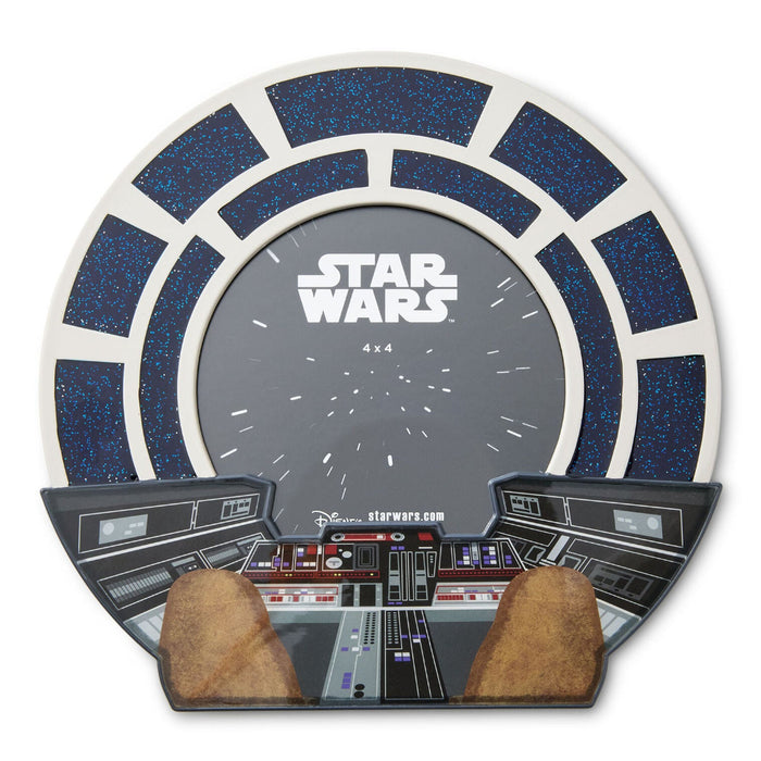 Hallmark : Star Wars™ Millennium Falcon™ Round Picture Frame, 4x4