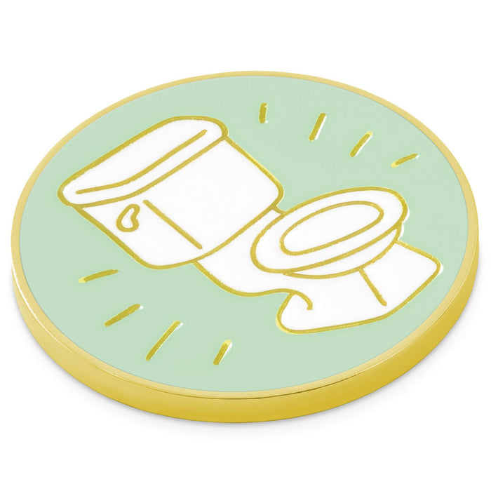 Hallmark : Sweary Toilet Metal Pocket Token