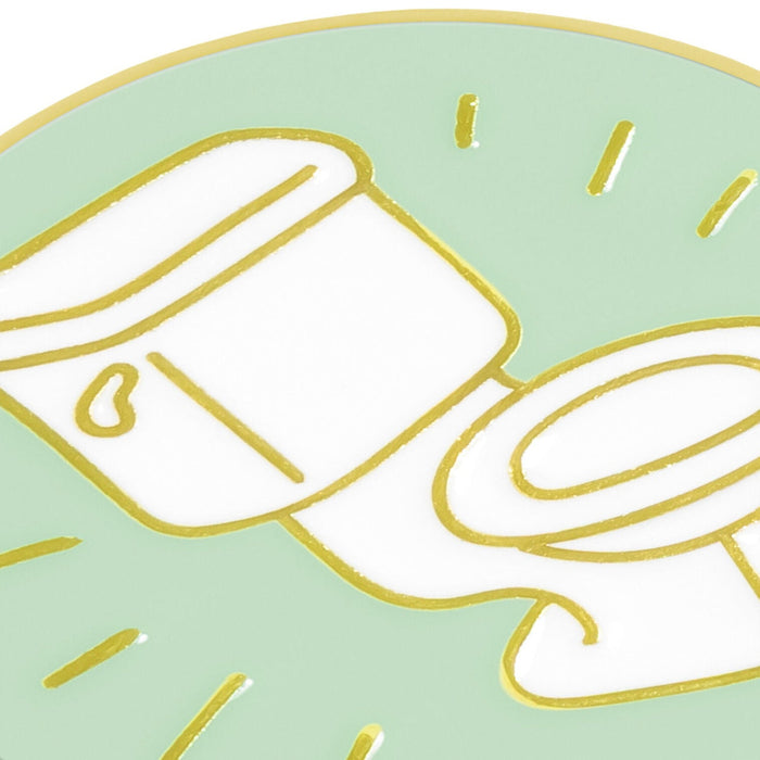 Hallmark : Sweary Toilet Metal Pocket Token