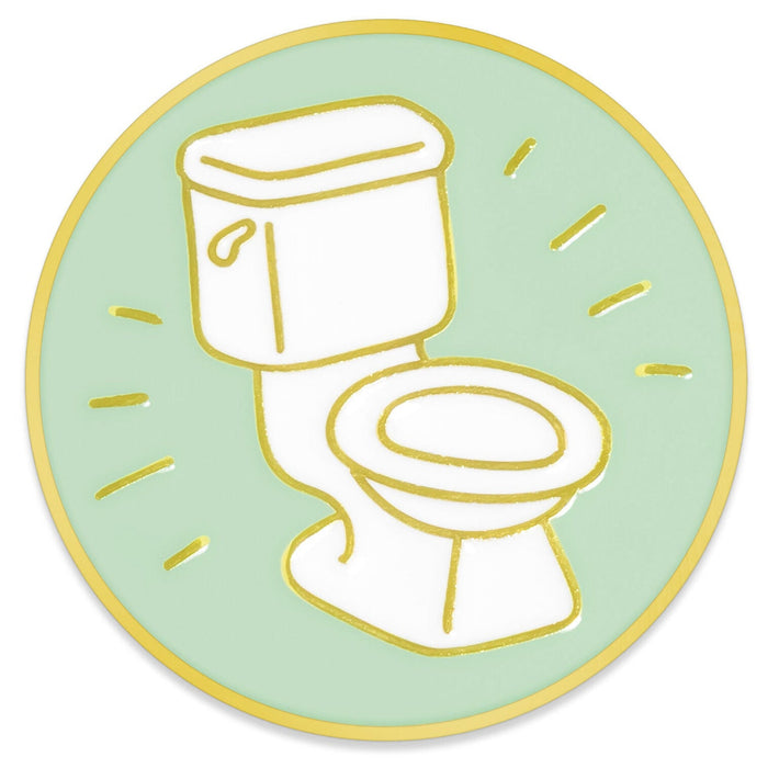 Hallmark : Sweary Toilet Metal Pocket Token
