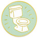 Hallmark : Sweary Toilet Metal Pocket Token