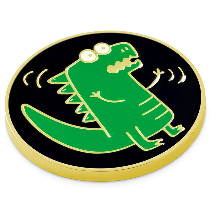 Hallmark : You're Not Extinct Yet T-Rex Metal Pocket Token