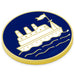 Hallmark : Love You a Ship Ton Boat Metal Pocket Token