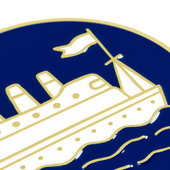 Hallmark : Love You a Ship Ton Boat Metal Pocket Token