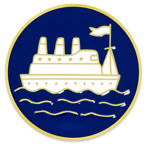 Hallmark : Love You a Ship Ton Boat Metal Pocket Token