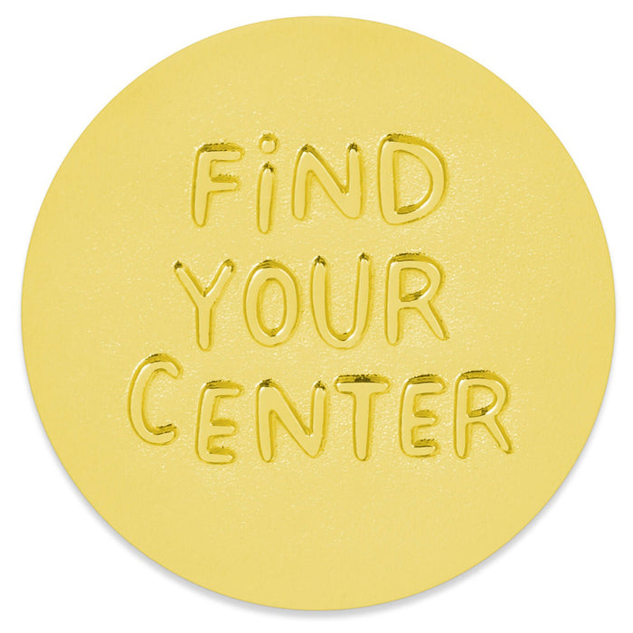 Hallmark : Find Your Center Donut Metal Pocket Token