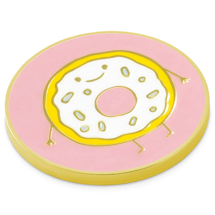 Hallmark : Find Your Center Donut Metal Pocket Token