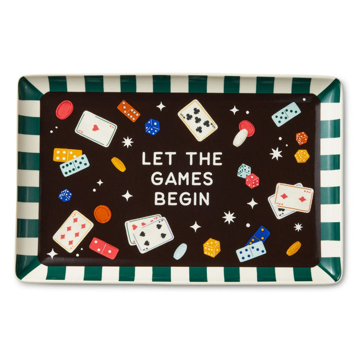 Let the Games Begin Game Night Serving Tray