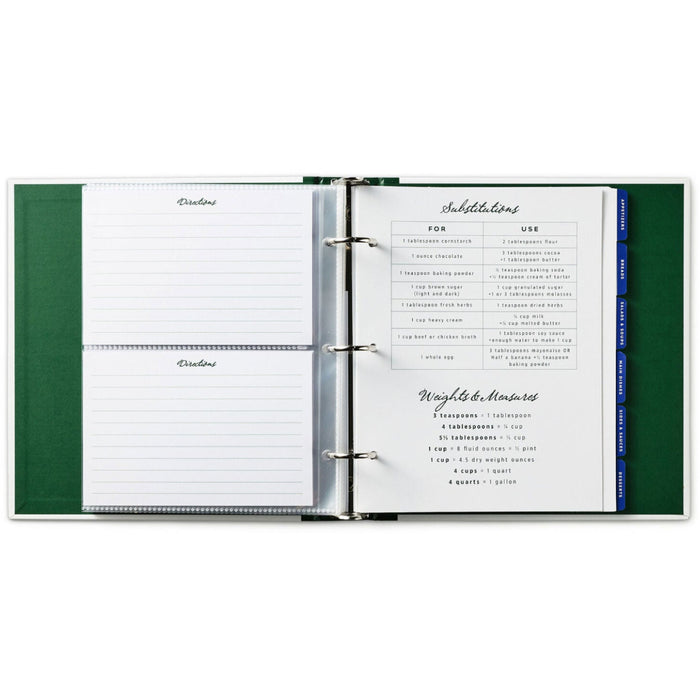 Food for the Table Recipe Binder