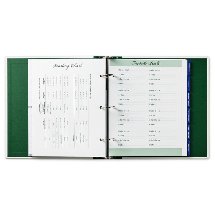 Food for the Table Recipe Binder