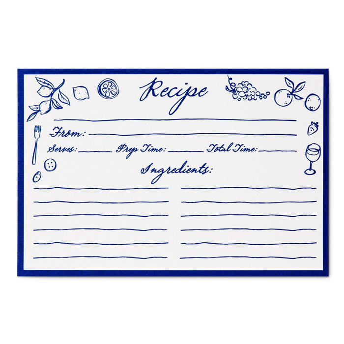 Food for the Table Recipe Cards, Pack of 36