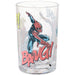 Marvel Spider-Man Collectible Drinking Glass 13.5 oz featuring colorful superhero artwork on a durable clear glass, perfect for Marvel fans, collectors, and everyday beverage use.