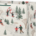 15-inch extra-deep Christmas gift bag featuring vintage sledding and skating artwork with an included gift tag.