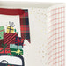 13-inch large Christmas gift bag featuring a vintage car design on a cream background with classic holiday charm.