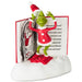 Dr. Seuss's How the Grinch Stole Christmas!™ Grinchy Trick 7.5-inch storybook figurine with sound for festive holiday décor.